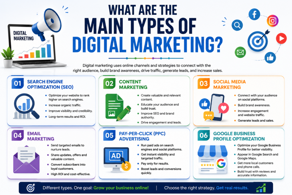 What Are the Main Types of Digital Marketing?