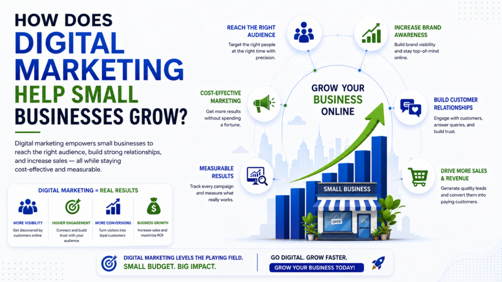 How Does Digital Marketing Help Small Businesses Grow?